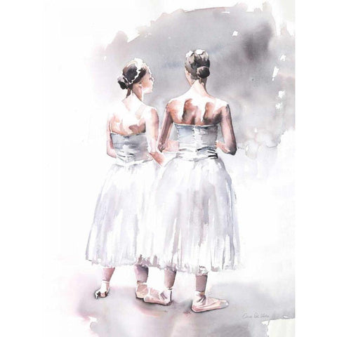 Ballet VII Black Modern Wood Framed Art Print with Double Matting by Valle, Aimee Del