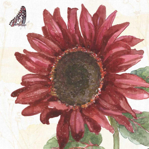 Sunflower Splendor X Gold Ornate Wood Framed Art Print with Double Matting by Grove, Beth