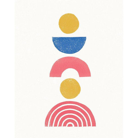 Minimalist Boho I Bright White Modern Wood Framed Art Print by Hershey, Moira