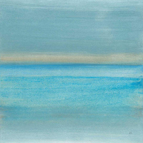 Coastal Abstraction VI Black Modern Wood Framed Art Print by Paschke, Chris