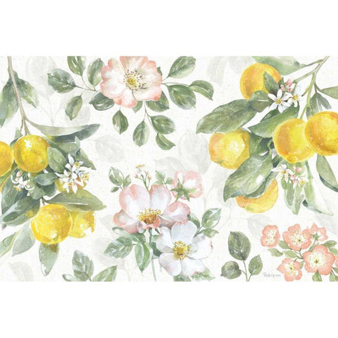 Citrus Charm IV Gold Ornate Wood Framed Art Print with Double Matting by Grove, Beth