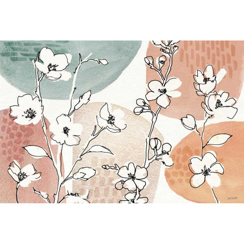 Soft Figures I Black Modern Wood Framed Art Print by Tavoletti, Anne
