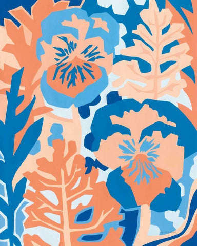 Garden Glory White Modern Wood Framed Art Print with Double Matting by Gallagher, Megan