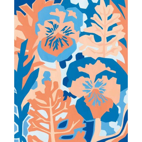 Garden Glory Black Modern Wood Framed Art Print with Double Matting by Gallagher, Megan