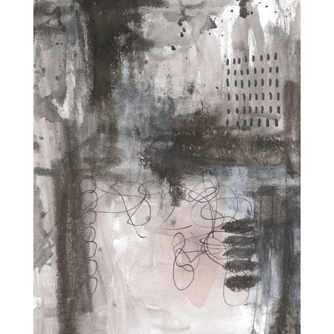 Gray Matter II White Modern Wood Framed Art Print by Prahl, Courtney