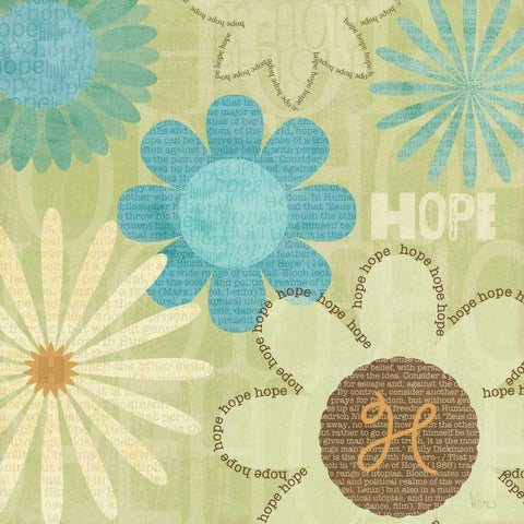 Say it with Flowers I Black Ornate Wood Framed Art Print with Double Matting by Charron, Veronique