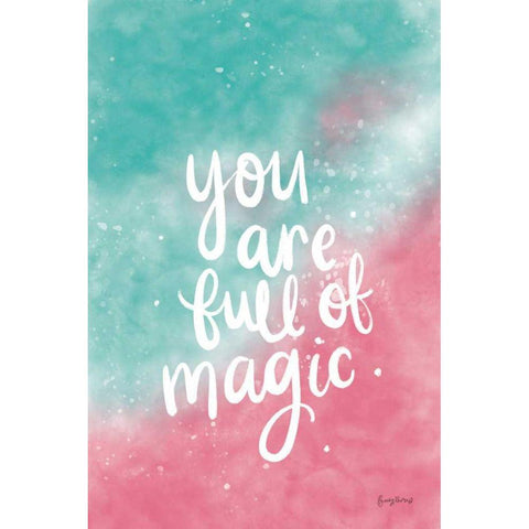 Magical Girl II White Modern Wood Framed Art Print by Thorns, Becky