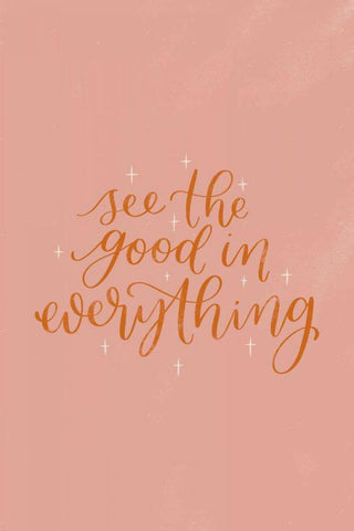 Mod Glam See the Good II Black Ornate Wood Framed Art Print with Double Matting by Thorns, Becky