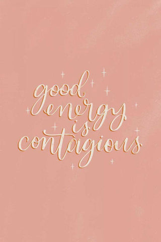 Mod Glam Good Energy II Black Ornate Wood Framed Art Print with Double Matting by Thorns, Becky