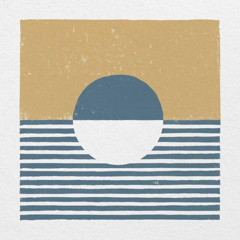 Reflection IV Yellow Black Modern Wood Framed Art Print by Hershey, Moira