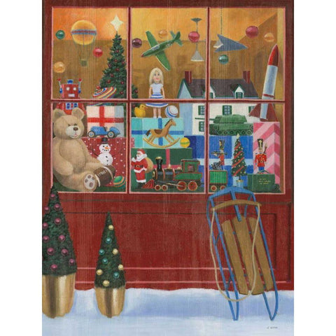 Holiday Moments III Crop Gold Ornate Wood Framed Art Print with Double Matting by Wiens, James