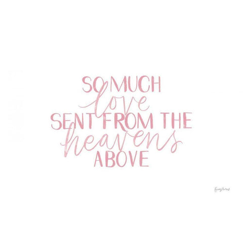 Little Child III Pink Black Modern Wood Framed Art Print by Thorns, Becky