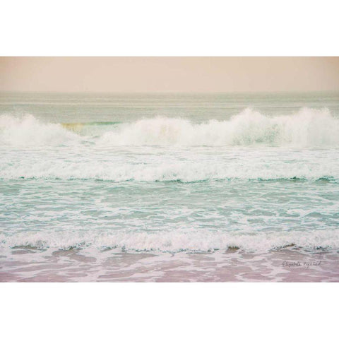 Morning Wave I Gold Ornate Wood Framed Art Print with Double Matting by Urquhart, Elizabeth