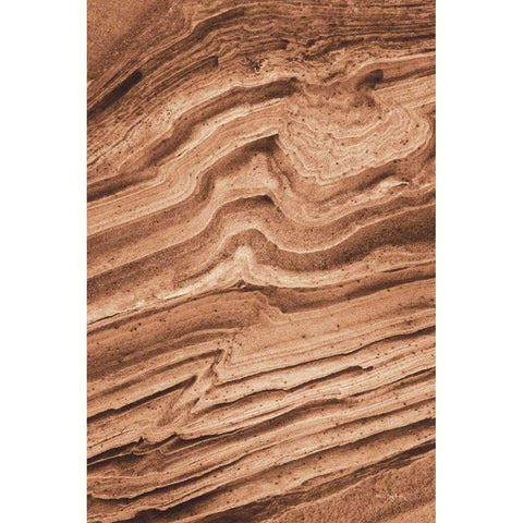 Coyote Buttes IV Autumn White Modern Wood Framed Art Print by Majchrowicz, Alan