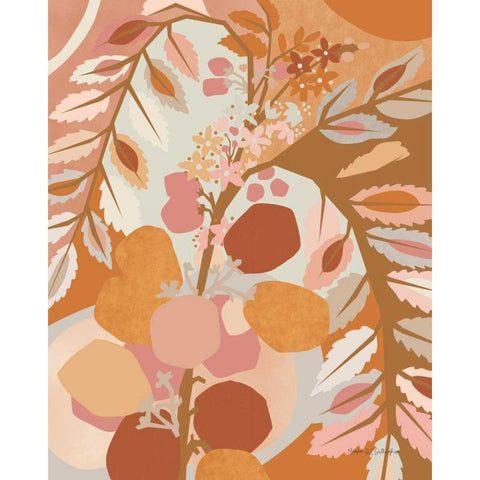 Lemon Plum Tree Gold Ornate Wood Framed Art Print with Double Matting by Gallagher, Megan