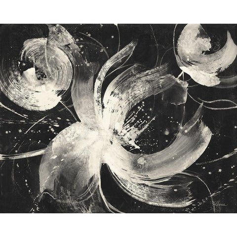 Bold III Dark Black Modern Wood Framed Art Print by Hristova, Albena