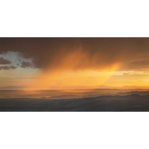 Sunset Clouds in the Tetons White Modern Wood Framed Art Print by Majchrowicz, Alan