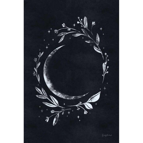 Lunar I Gold Ornate Wood Framed Art Print with Double Matting by Thorns, Becky