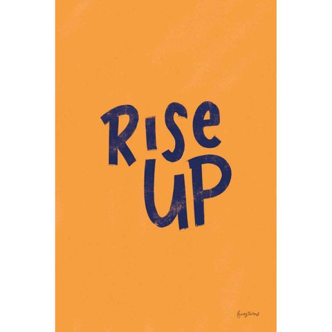 Rise Up II White Modern Wood Framed Art Print by Thorns, Becky