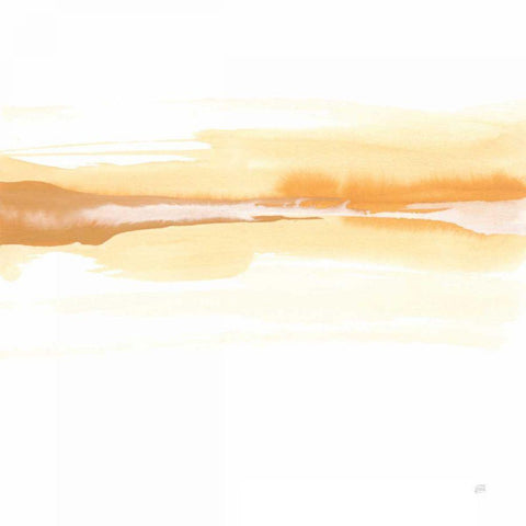 Tint Turmeric I Black Modern Wood Framed Art Print by Paschke, Chris