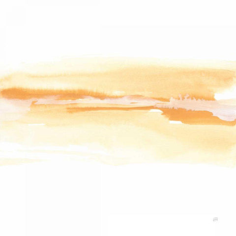 Tint Turmeric II White Modern Wood Framed Art Print by Paschke, Chris