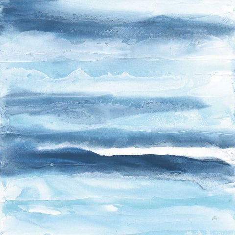 Stripes I Black Modern Wood Framed Art Print by Paschke, Chris