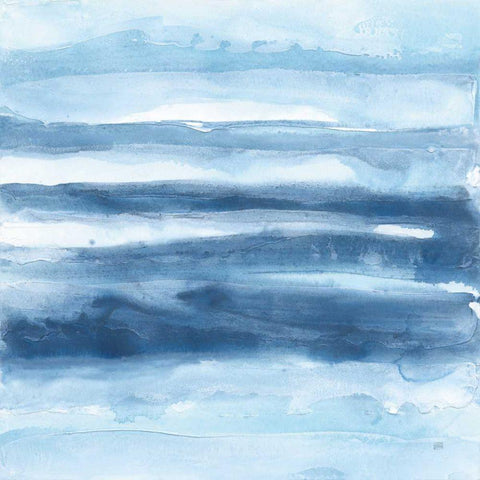 Stripes III Black Modern Wood Framed Art Print with Double Matting by Paschke, Chris