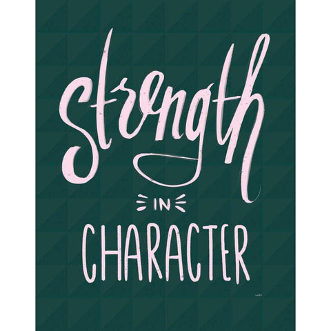 Strength IV Gold Ornate Wood Framed Art Print with Double Matting by York, Leah