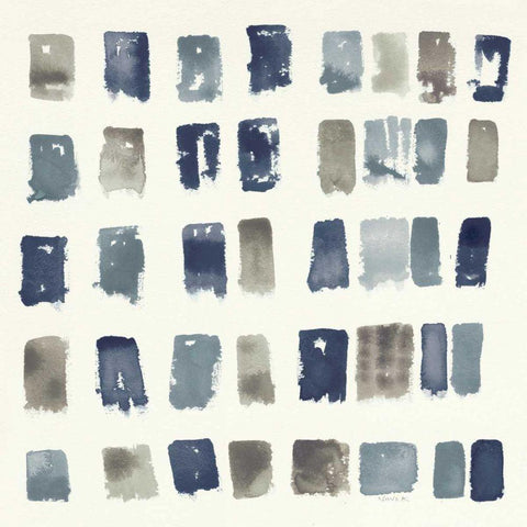 Pas Parfait III Neutral Black Ornate Wood Framed Art Print with Double Matting by Novak, Shirley