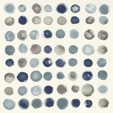 Spot of Rain Neutral Gold Ornate Wood Framed Art Print with Double Matting by Novak, Shirley