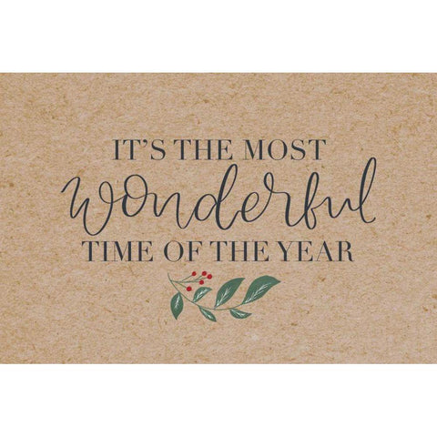 Neutral Christmas IV Black Modern Wood Framed Art Print by Thorns, Becky
