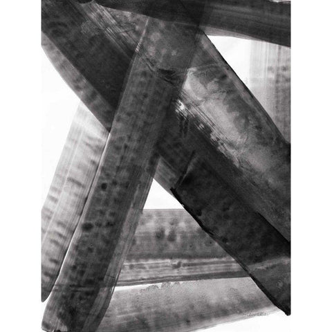 Under the Bridge II Dark Black Modern Wood Framed Art Print with Double Matting by Hristova, Albena
