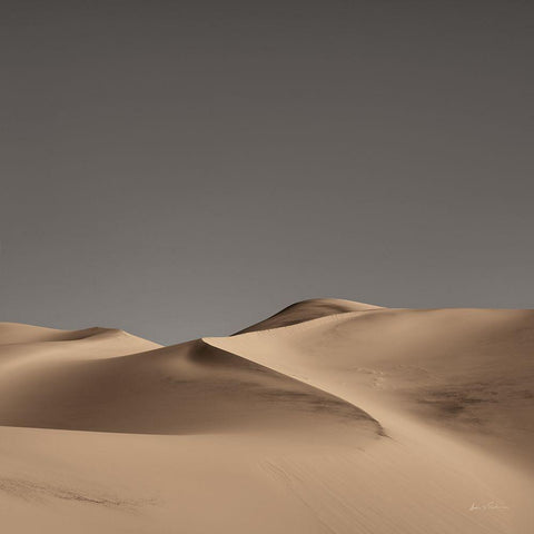 Sandy Dunes II Neutral Sky White Modern Wood Framed Art Print with Double Matting by Eichman, Andre