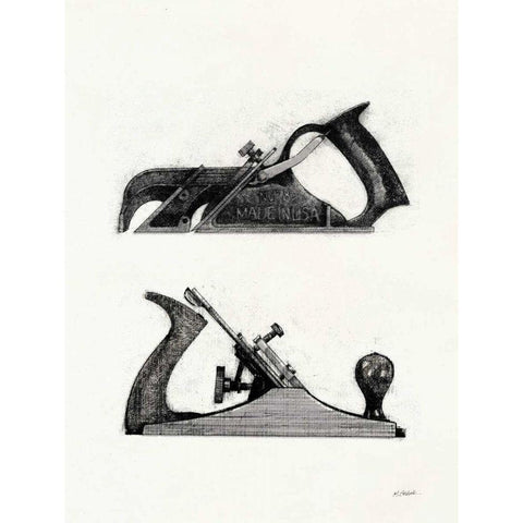 Planes with Color Crop Black Modern Wood Framed Art Print with Double Matting by Schick, Mike