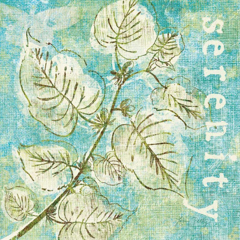 Spring Renewal III Black Modern Wood Framed Art Print with Double Matting by Petty, Lisa