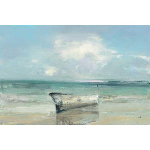 Ashore White Modern Wood Framed Art Print by Purinton, Julia