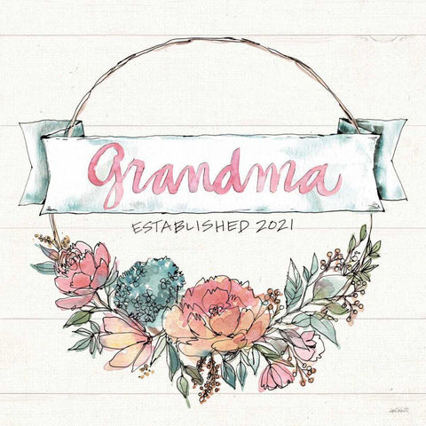 Country Love IV Grandma Black Modern Wood Framed Art Print by Tavoletti, Anne