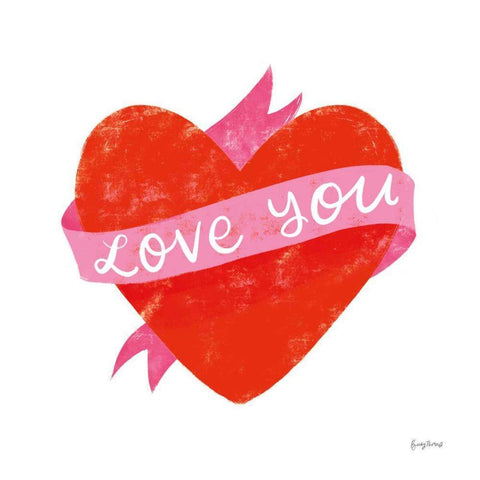 Love Letters VIII Black Modern Wood Framed Art Print with Double Matting by Thorns, Becky