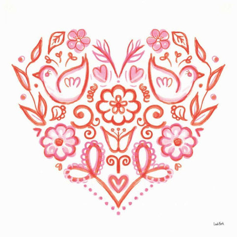 Kindness VI White Modern Wood Framed Art Print with Double Matting by York, Leah