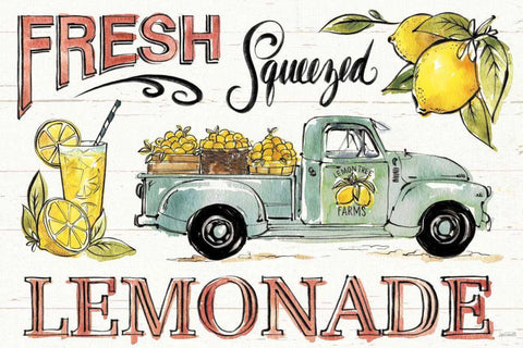 Lemonade Stand I Black Ornate Wood Framed Art Print with Double Matting by Tavoletti, Anne