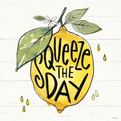 Lemonade Stand VI White Modern Wood Framed Art Print by Tavoletti, Anne