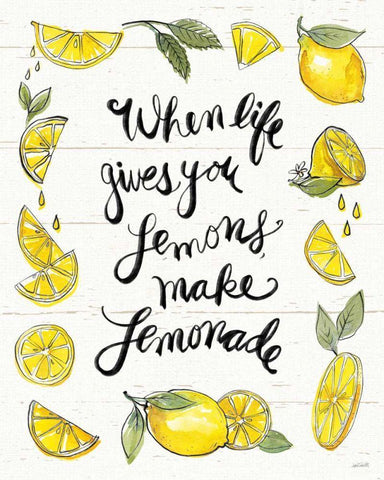 Lemonade Stand VIII White Modern Wood Framed Art Print with Double Matting by Tavoletti, Anne