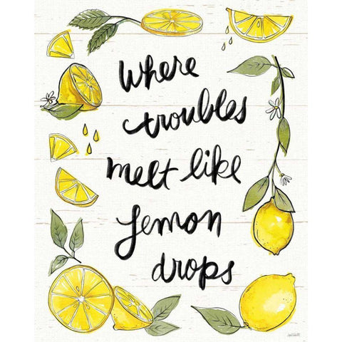 Lemonade Stand IX White Modern Wood Framed Art Print by Tavoletti, Anne