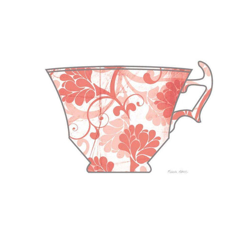 Bright Garden Cafe II White Modern Wood Framed Art Print by Aldrich, Belinda