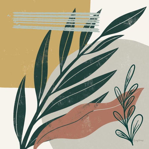 Mid Century Modern IV Light Black Modern Wood Framed Art Print with Double Matting by Thorns, Becky