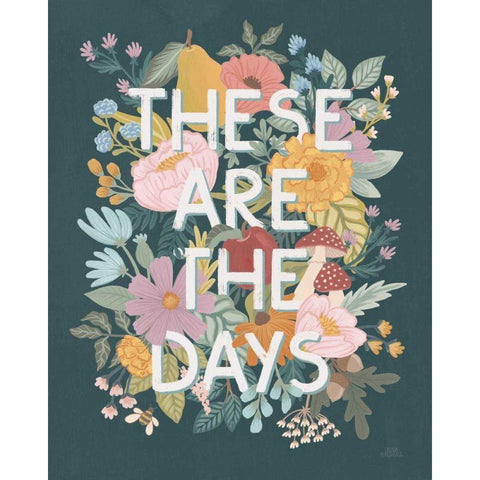 September Sweetness V Black Modern Wood Framed Art Print with Double Matting by Marshall, Laura