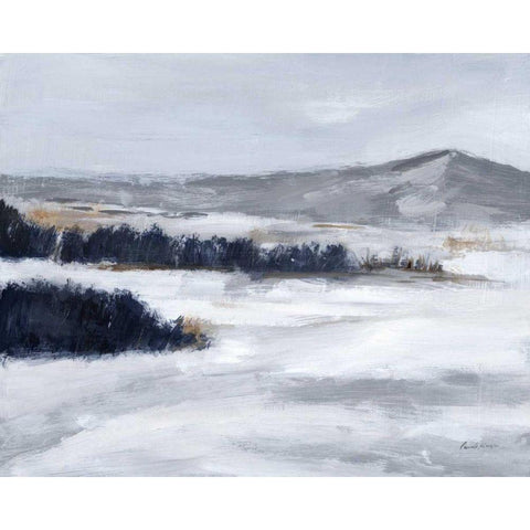 Cold Beauty Gold Ornate Wood Framed Art Print with Double Matting by Munger, Pamela