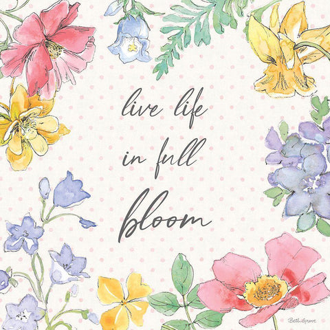 Peaceful Petals X Black Ornate Wood Framed Art Print with Double Matting by Grove, Beth