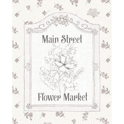 Peaceful Petals V Neutral Gold Ornate Wood Framed Art Print with Double Matting by Grove, Beth