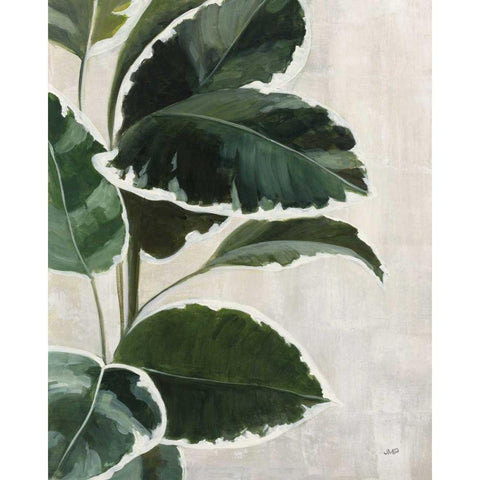 Tropical Study I White Modern Wood Framed Art Print by Purinton, Julia